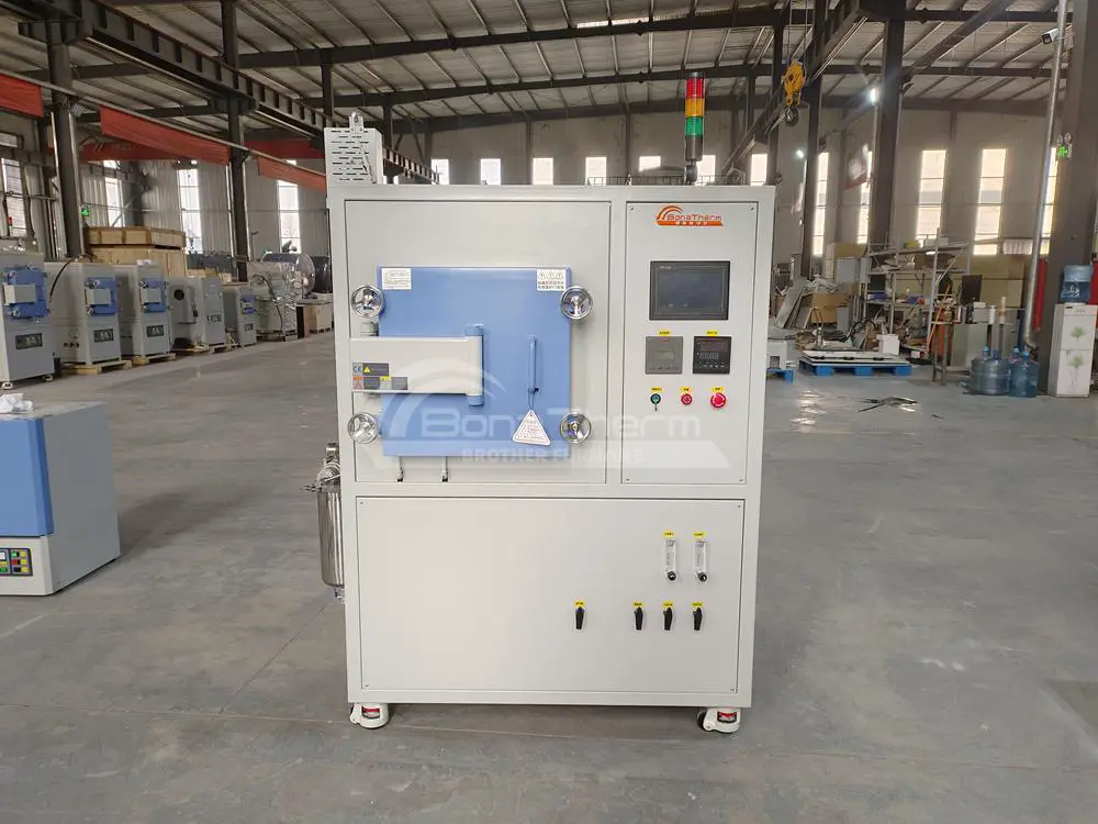 Электрическая печь с азотной атмосферой на 1500 градусов Цельсия