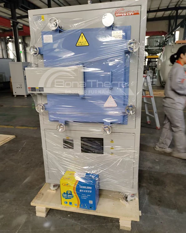 Вакуумная печь с инертной атмосферой для термообработки аккумуляторных материалов